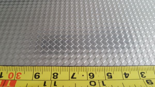 Edelstahl Winkel Raute dessiniert 1mm V2A Edelstahl Winkel Raute dessiniert 1mm V2A